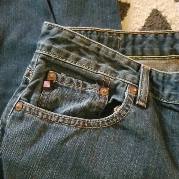 Ralph Lauren Blue Flare & Wide Leg Jeans - Picture 3 of 6